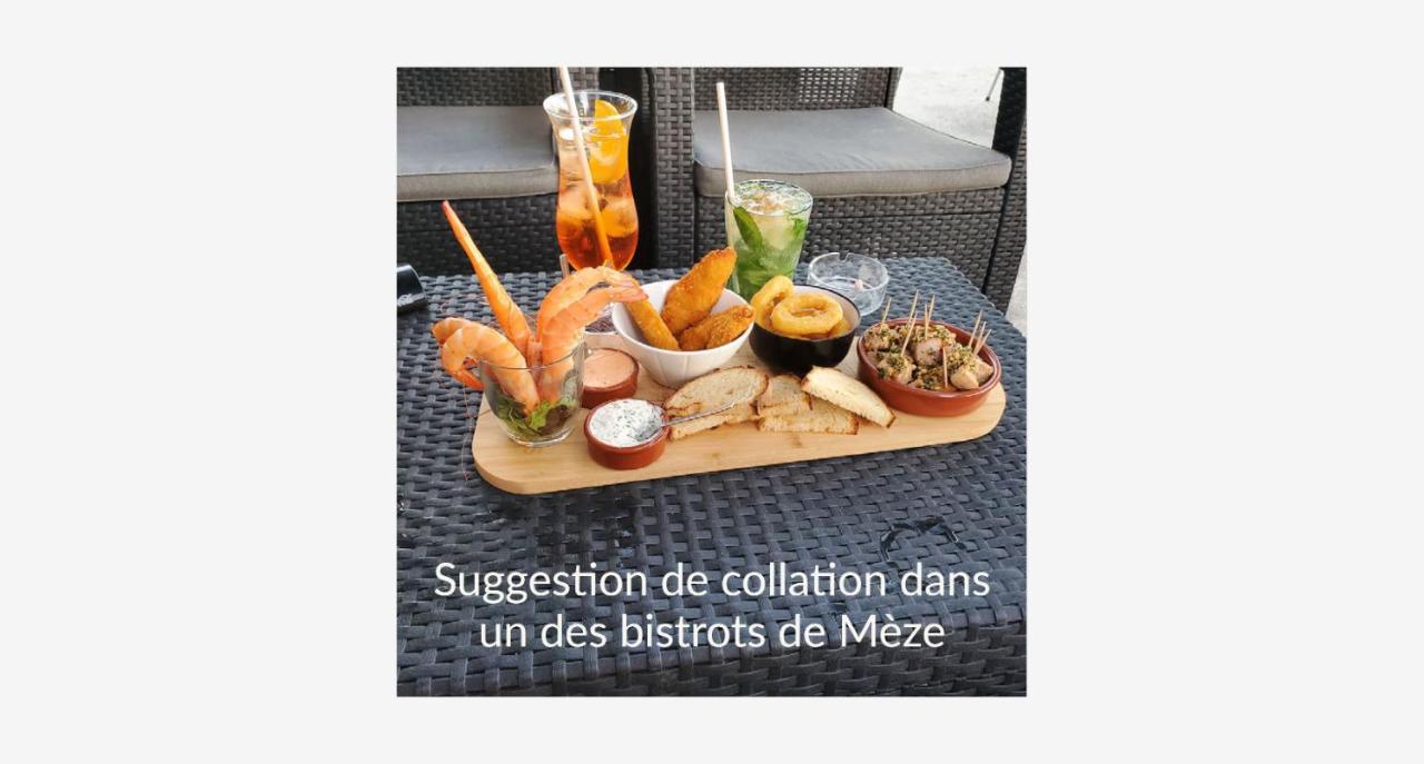 Le Vent Dans Les Voiles - Appartement Classe 4 Etoiles Mèze Exteriör bild